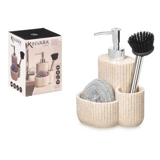 Kitchen Disp Scour Pd Brsh 3pc set