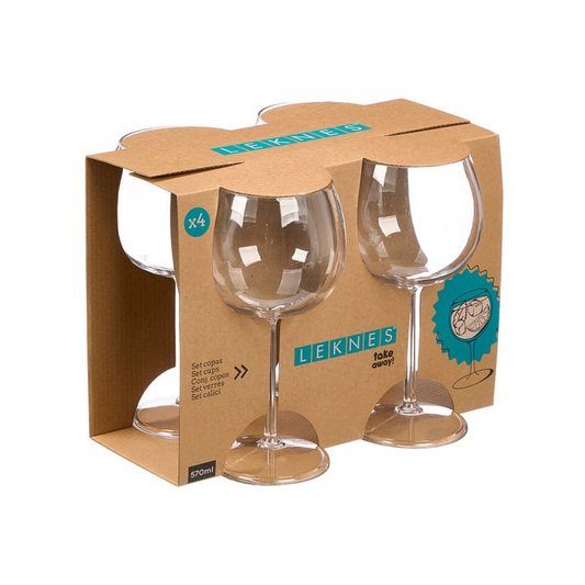 Plastic Gin Set 4pc 570ml
