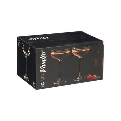 Champagne Glass Set 6pc 315ml