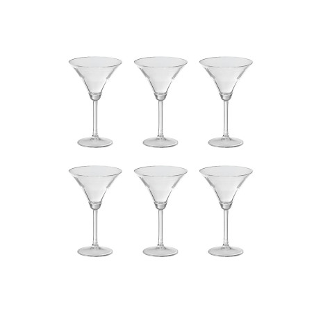 Martini Glass Set 6pc 260ml