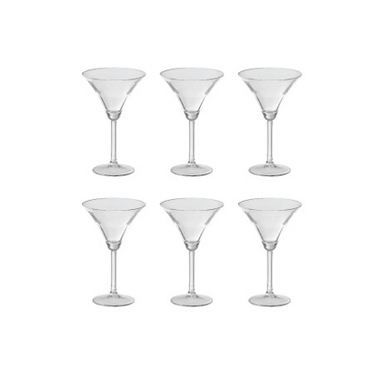 Martini Glass Set 6pc 260ml