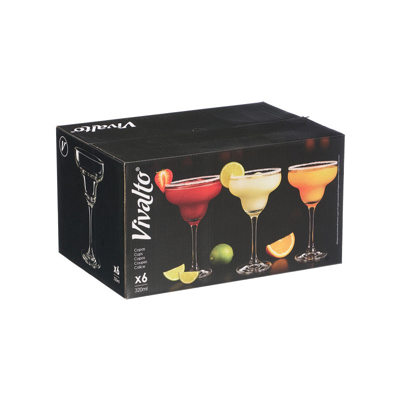 Cocktail Glass Set 6pc 320ml