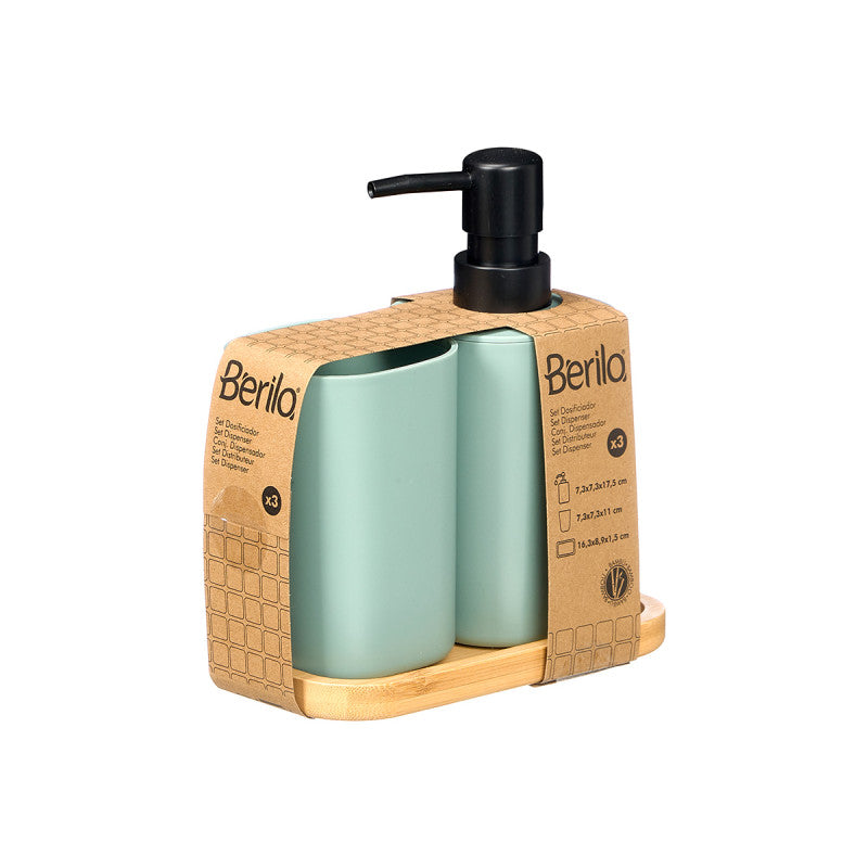 Bamboo Bathroom Set Mint
