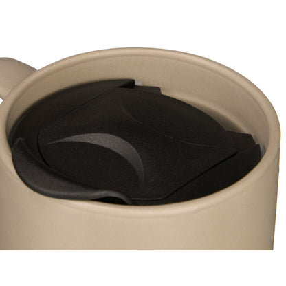 Cup w Cork Bs n Lid 4 Neut Col
