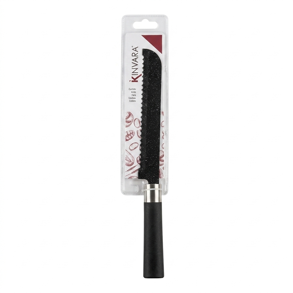 Bread Knife Ceramic wBlack Grip