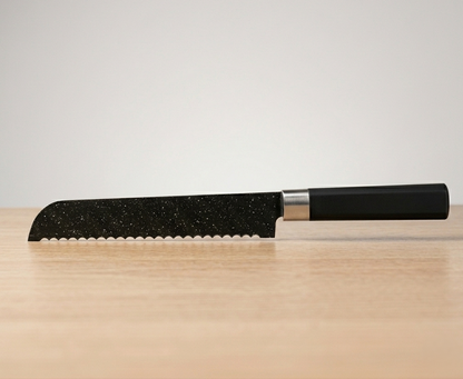 Bread Knife Ceramic wBlack Grip