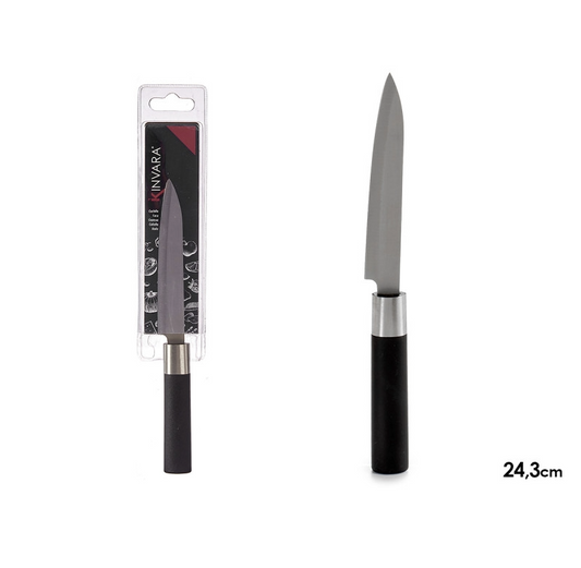 Paring Knife Stainless Steel wBlack Grip
