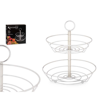 Fruit Bowl Dbl Kitch Chrm Met