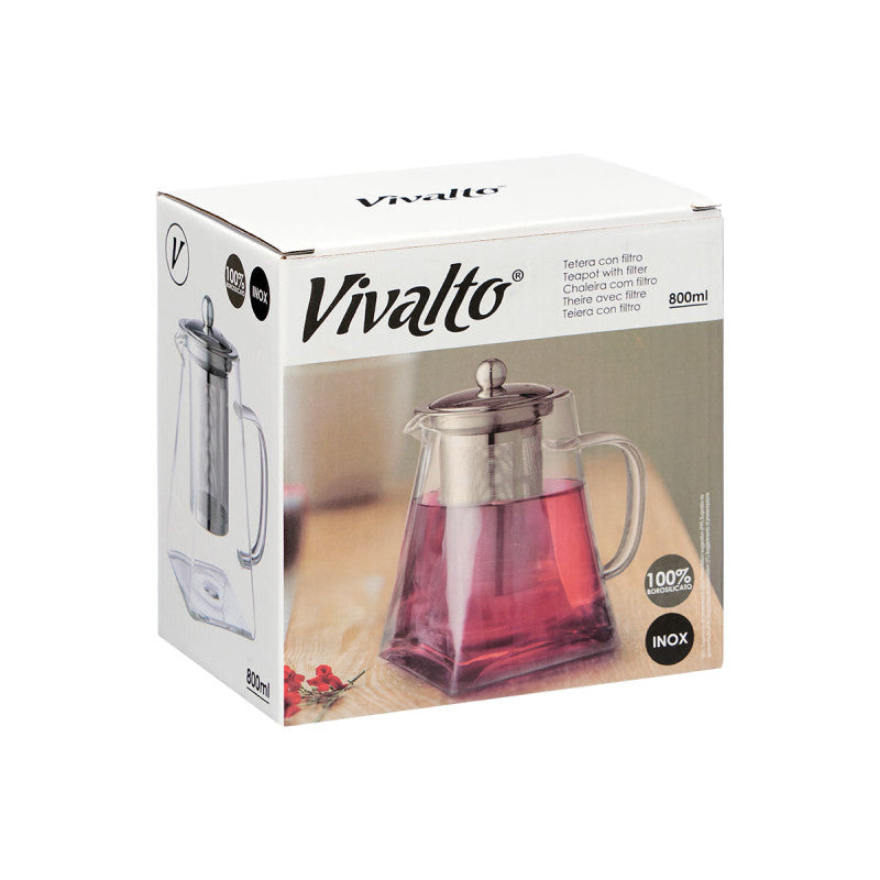 Glass Teapot with Filter 800ml