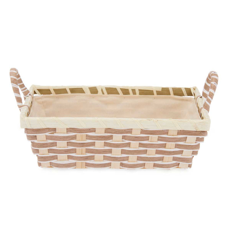 Rectangular Basket Braided with Hdl Natural