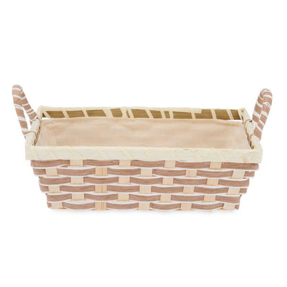 Rectangular Basket Braided with Hdl Natural
