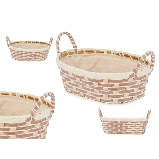 Basket Braided Handles Oval