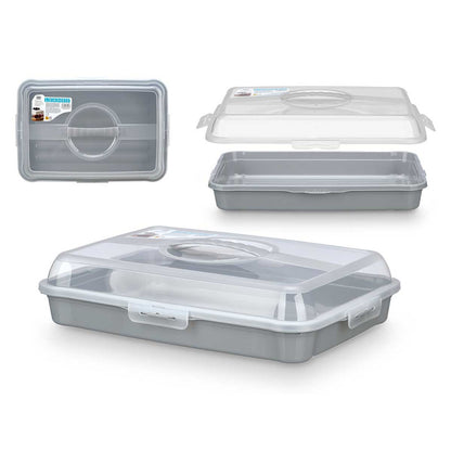 Food Storage Holder Rectangle wHandle