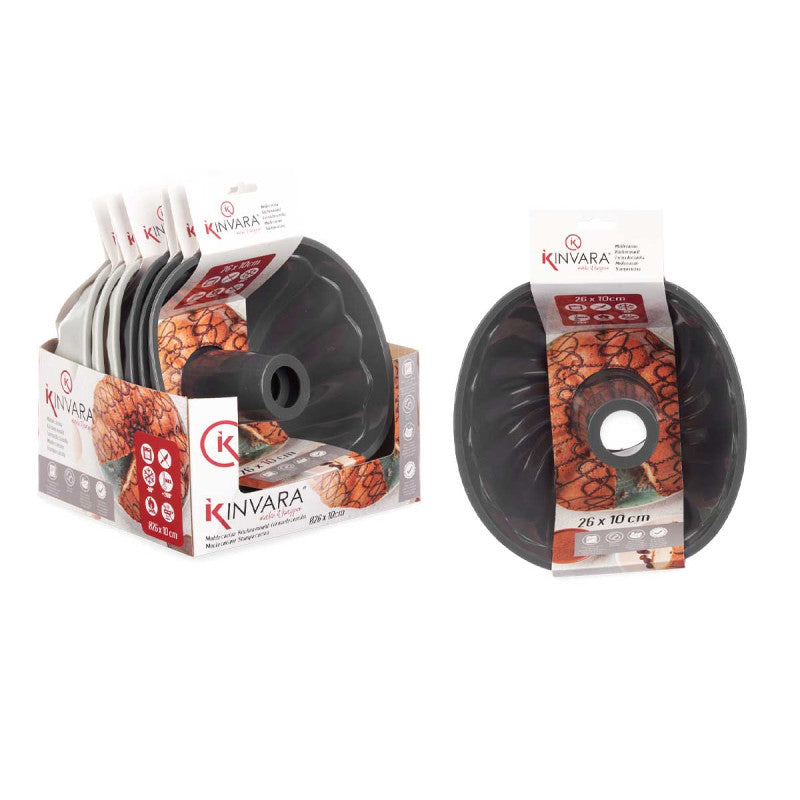 Fluted Silicone Bundt Cake Pan Assorted