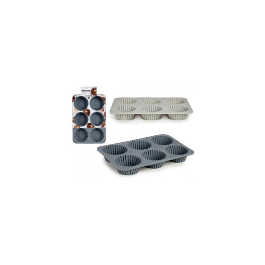 Silicone Muffin Mold 6 Cup