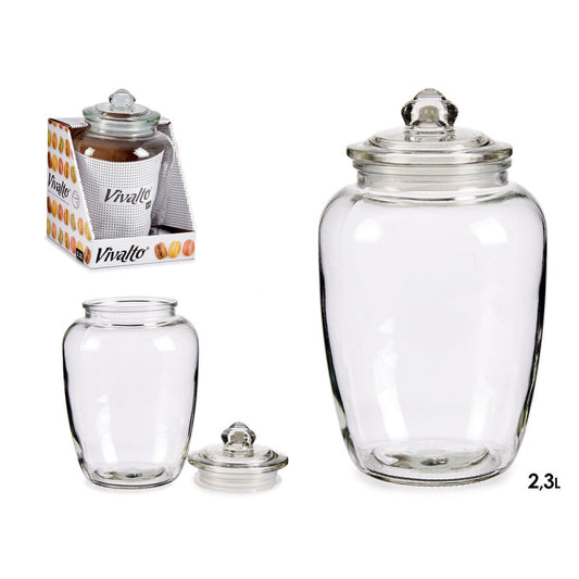 Glass Cookie Jar 2.3L