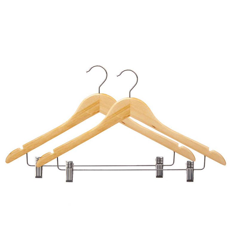 Hangers Wd w Trouser Clp 2pc