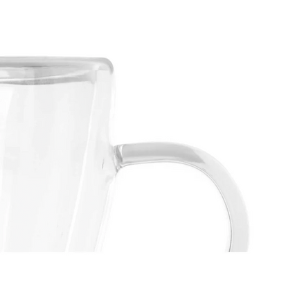 Double Wall Breakfast Glass Mug 270ml