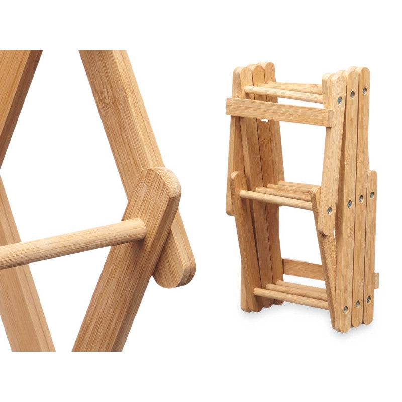 Bottle Rack Foldable Bamboo