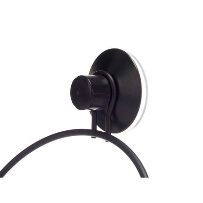 Towel Rack Met Matt Blk Sngl