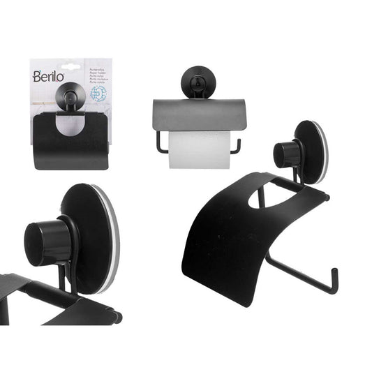 Metal Toilet Paper Holder Blk