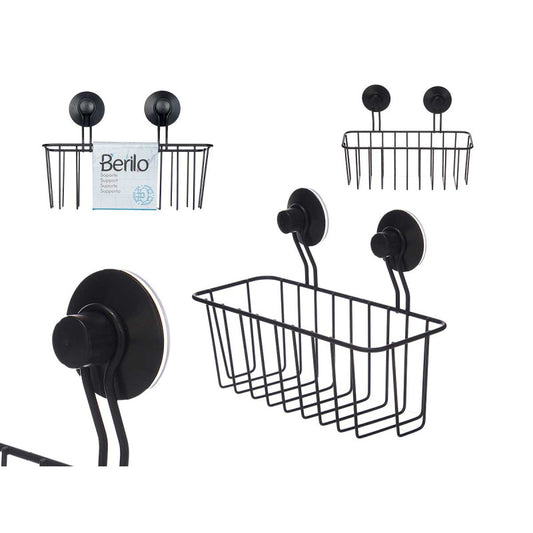 Wall Support Met Rec Black