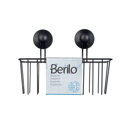 Wall Support Met Rec Black