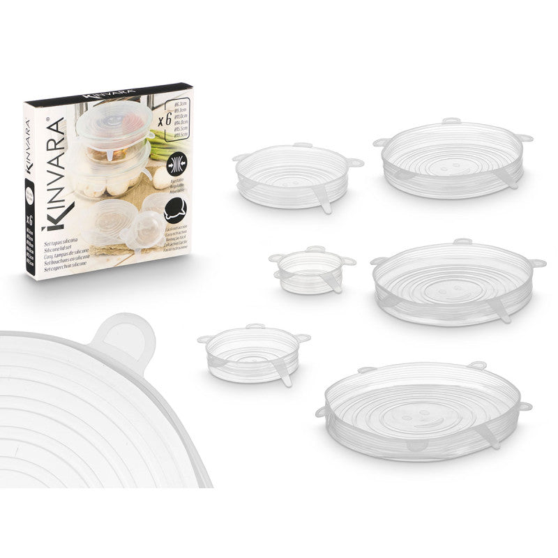 Silicone Lids 6pc Set