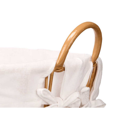 Knitted Lined Basket Natural