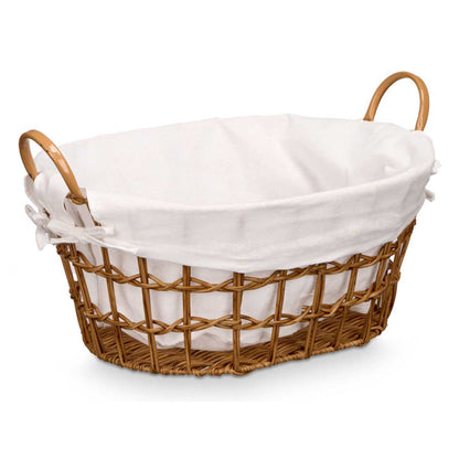 Oval Knitted Basket Natural
