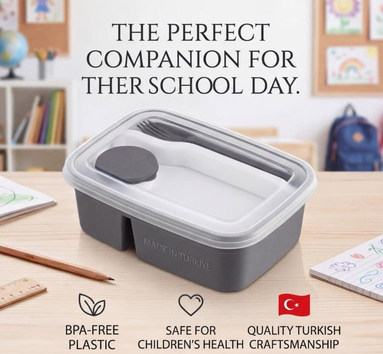 Smart 2 Divide Lunch Box 840ml