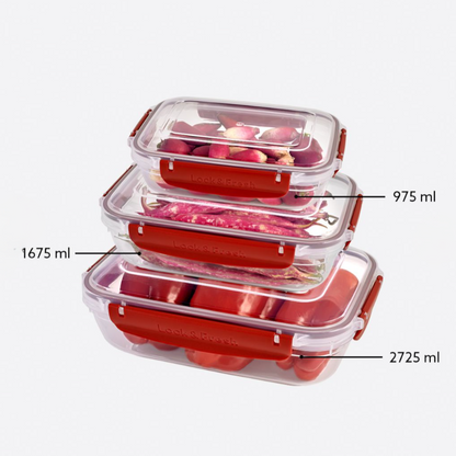 Master Rect Storage Container Set 3pc
