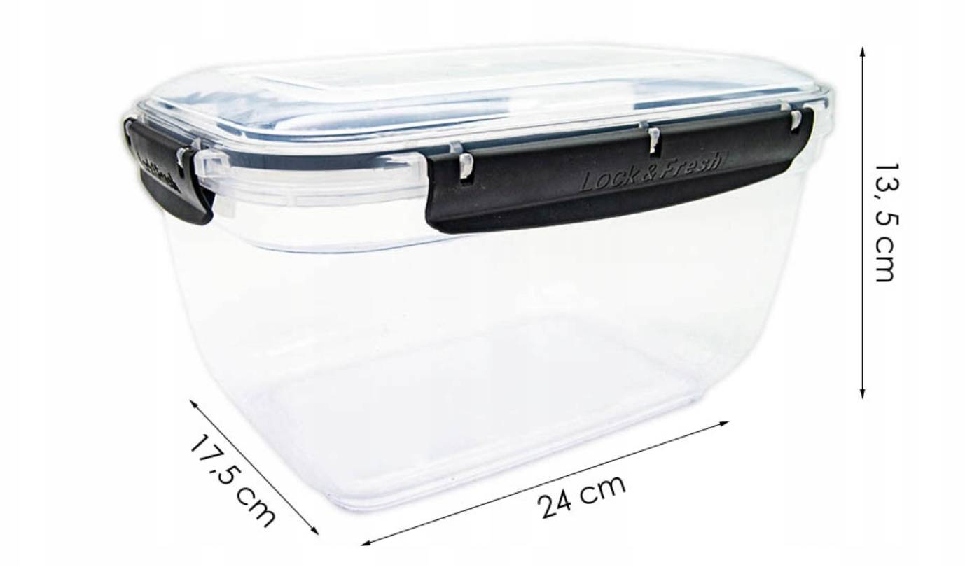 Master Rect Storage Container 3000ml
