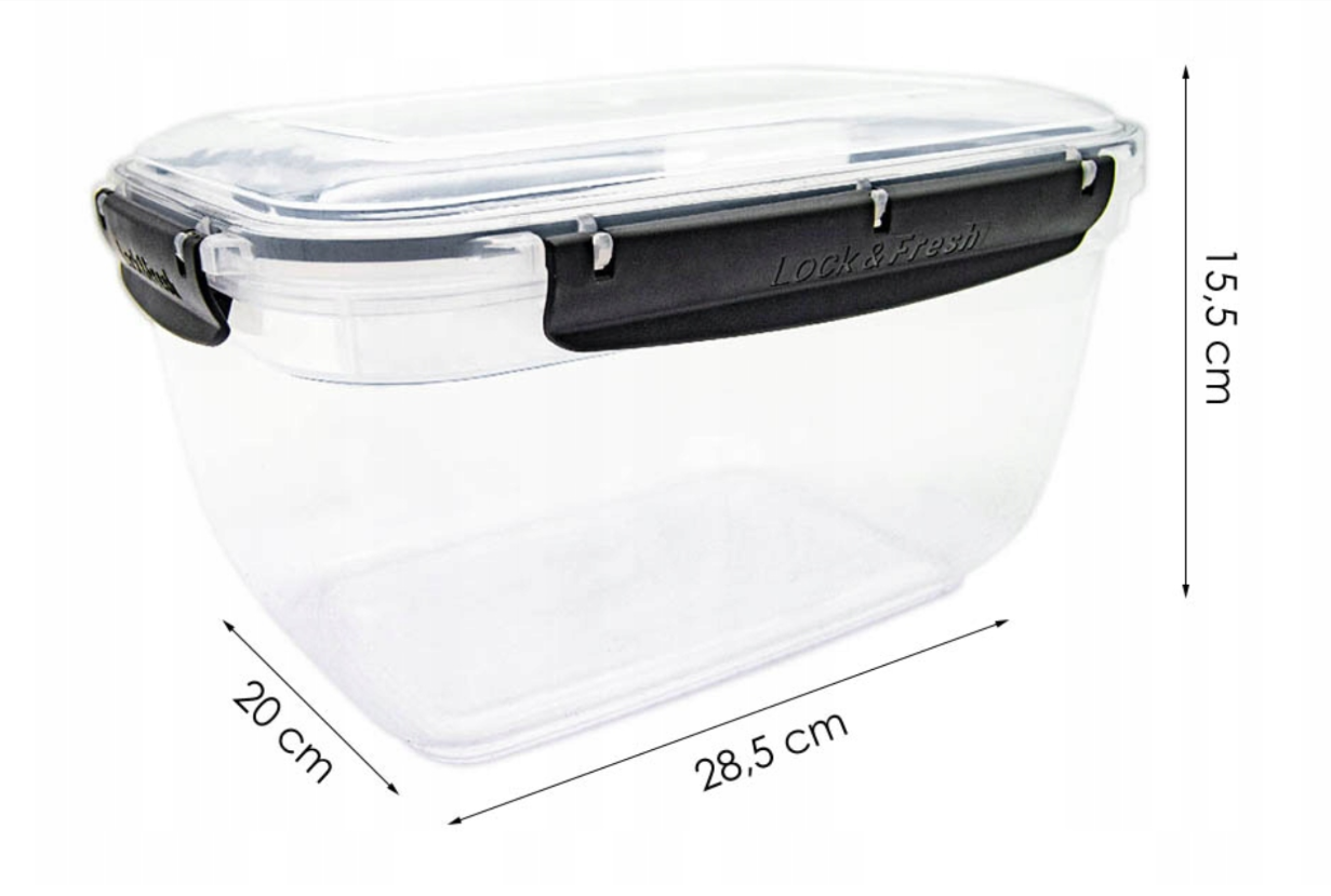 Master Rect Storage Container 5000ml
