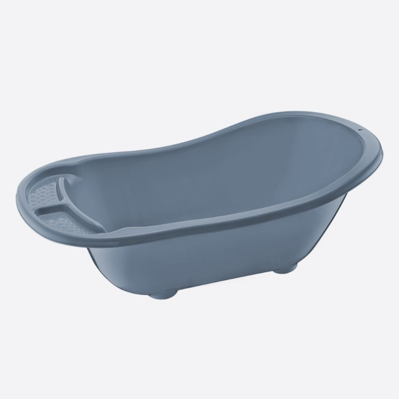 Baby Bath Tub w Drain asst