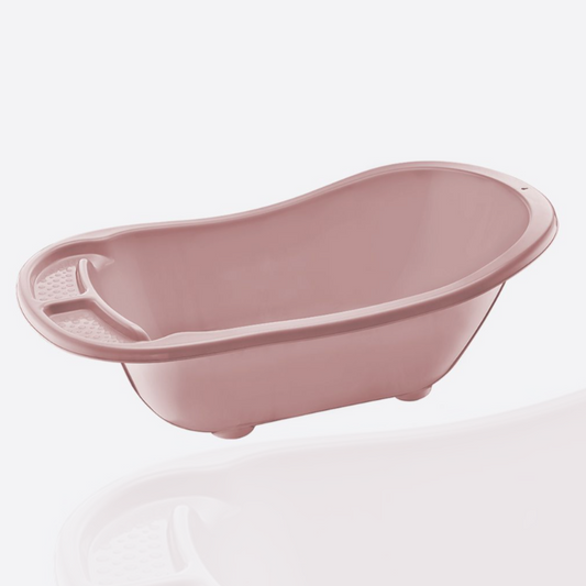 Baby Bath Tub w Drain asst