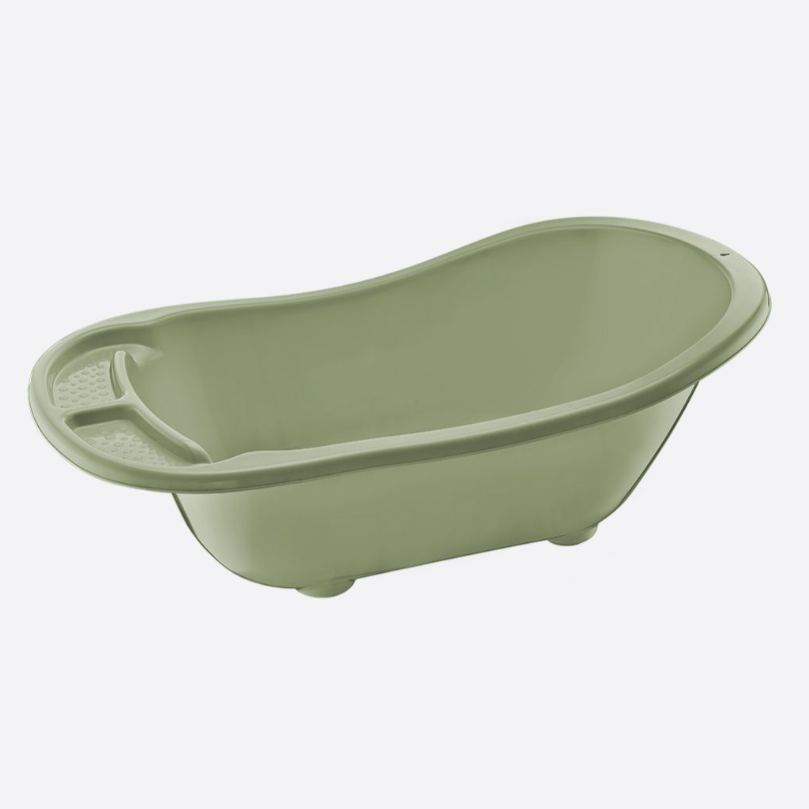 Baby Bath Tub w Drain asst