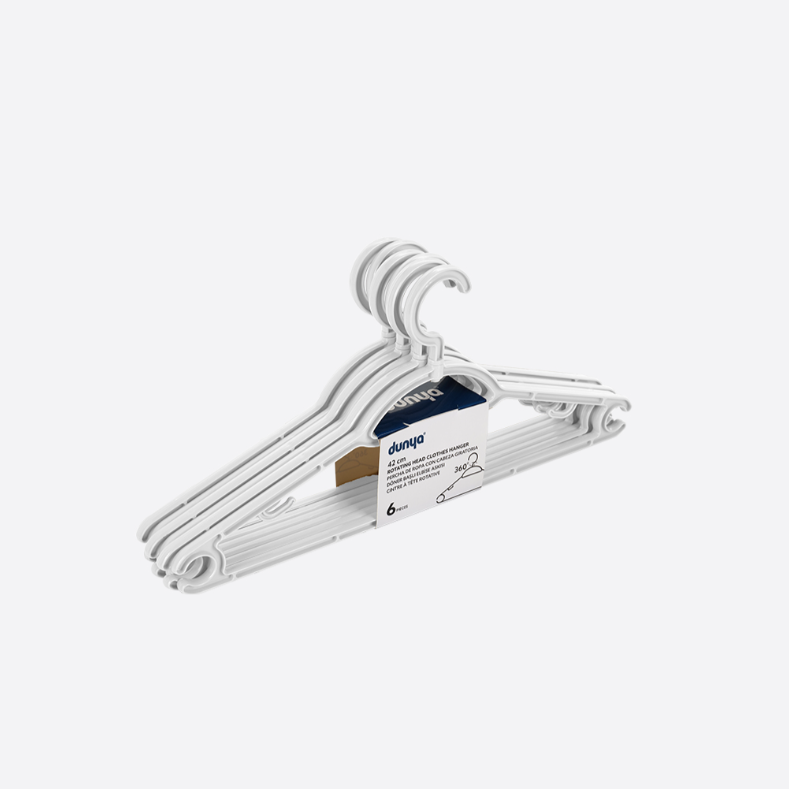 Rotating Head Hanger 42cm 6pc