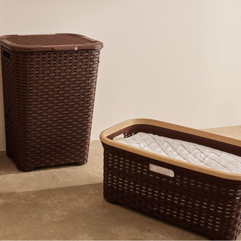 Rattan Laundry Basket 35Lt