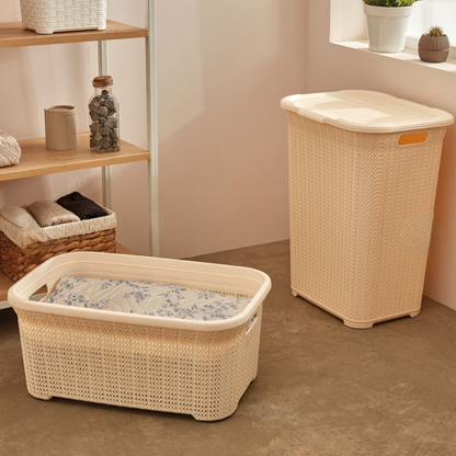 Knit Laundry Basket 35Lt