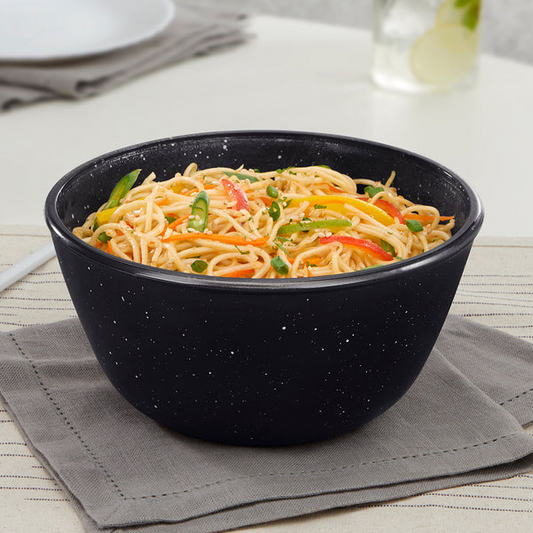 Glass Mixing Bowl 1.5L Black