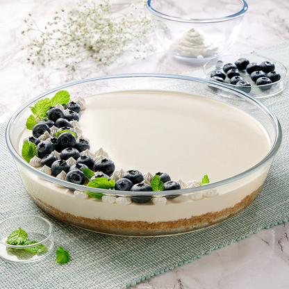 Glass Cake Dish 2L Round