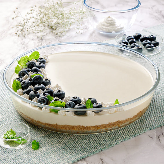 Glass Cake Dish 2L Round