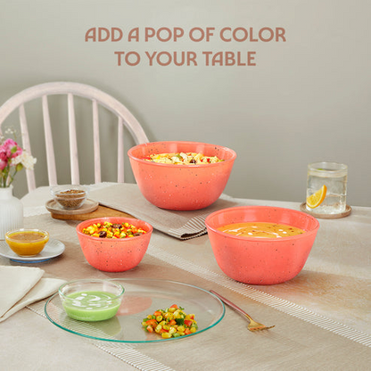 Glass Mixing Bowl 1.5 L Pink