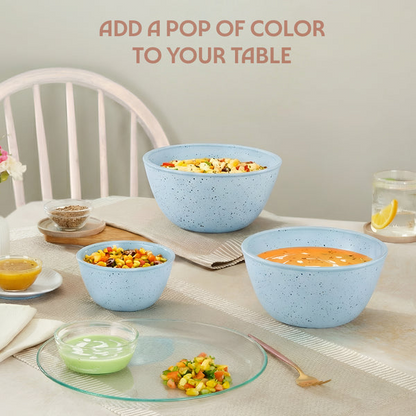 Glass Mixing Bowl 1.5L Blue