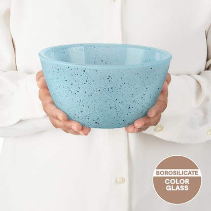 Glass Mixing Bowl 1.5L Blue