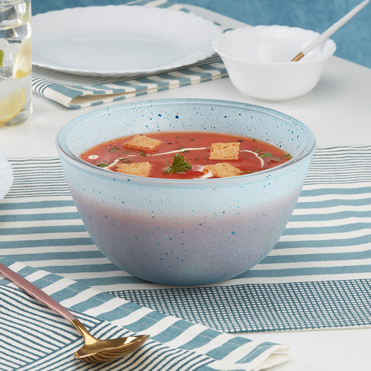 Glass Mixing Bowl 1.5L Blue