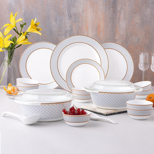 Glass Dinnerware Set 29pc Kosmia