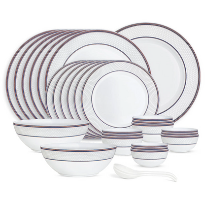 Glass Dinnerware Set 29pc Starlight