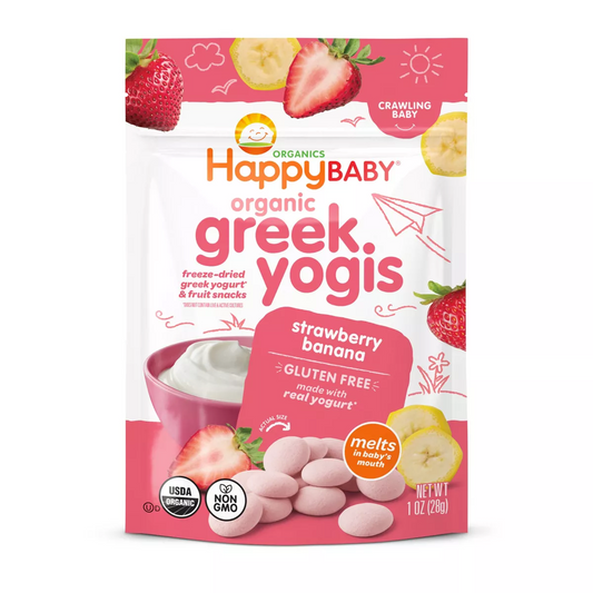 Yogis Strawberry and Banana Baby Snacks 1oz